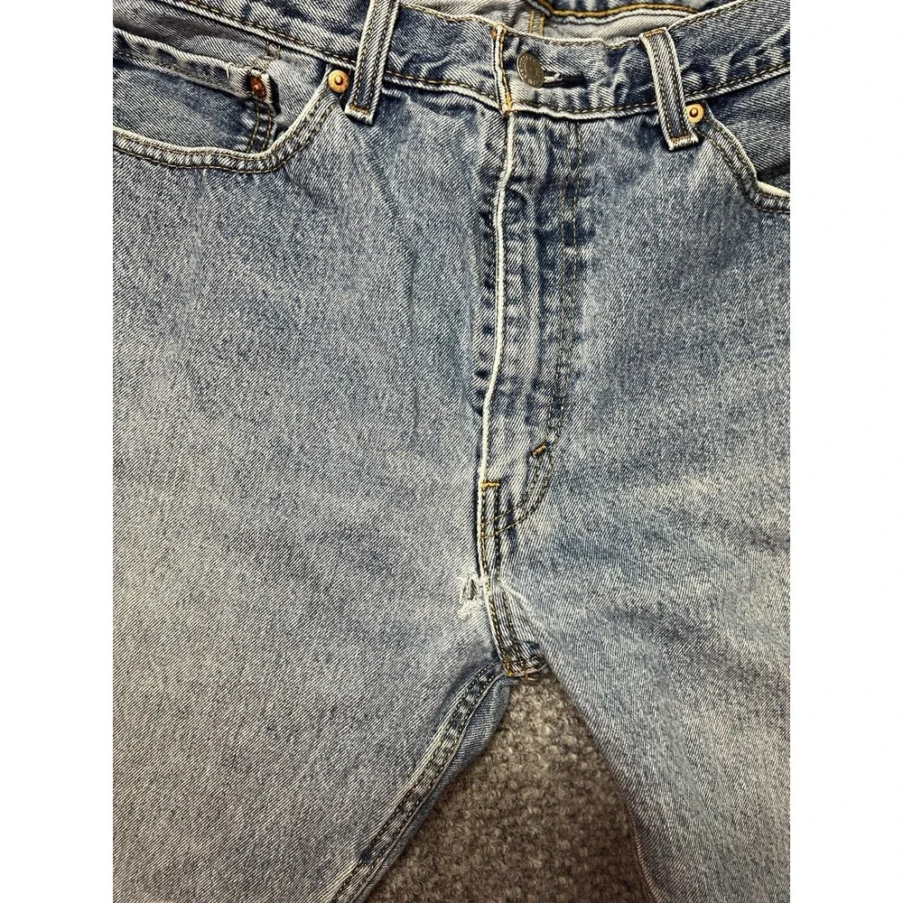 Men's Light Blue Light Wash Straight Denim Jeans Regular Fit Cotton‎ 38x28